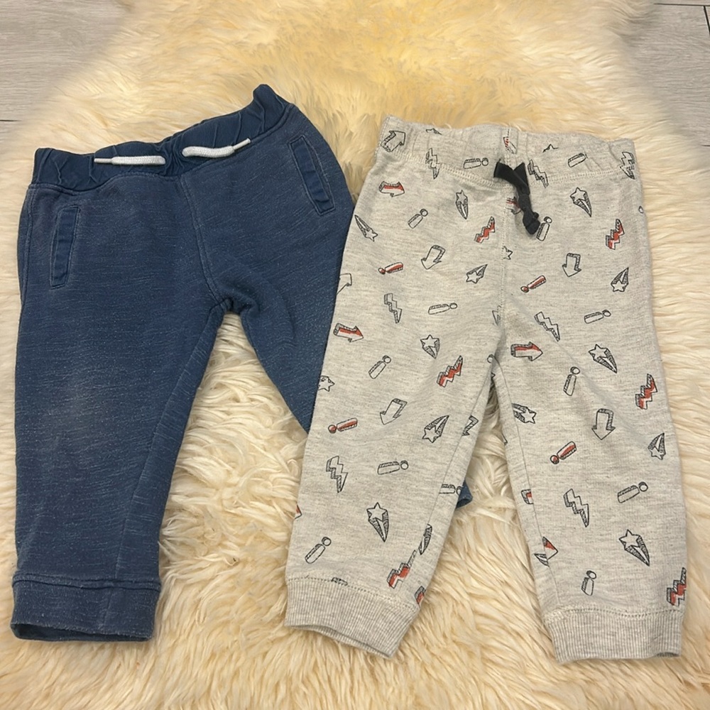 Joe Fresh & First Impressions Sweatpants in Blue & White Size 12-18M